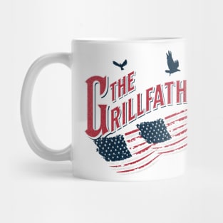 the grillfather 4th ofJuly t-shirt Mug